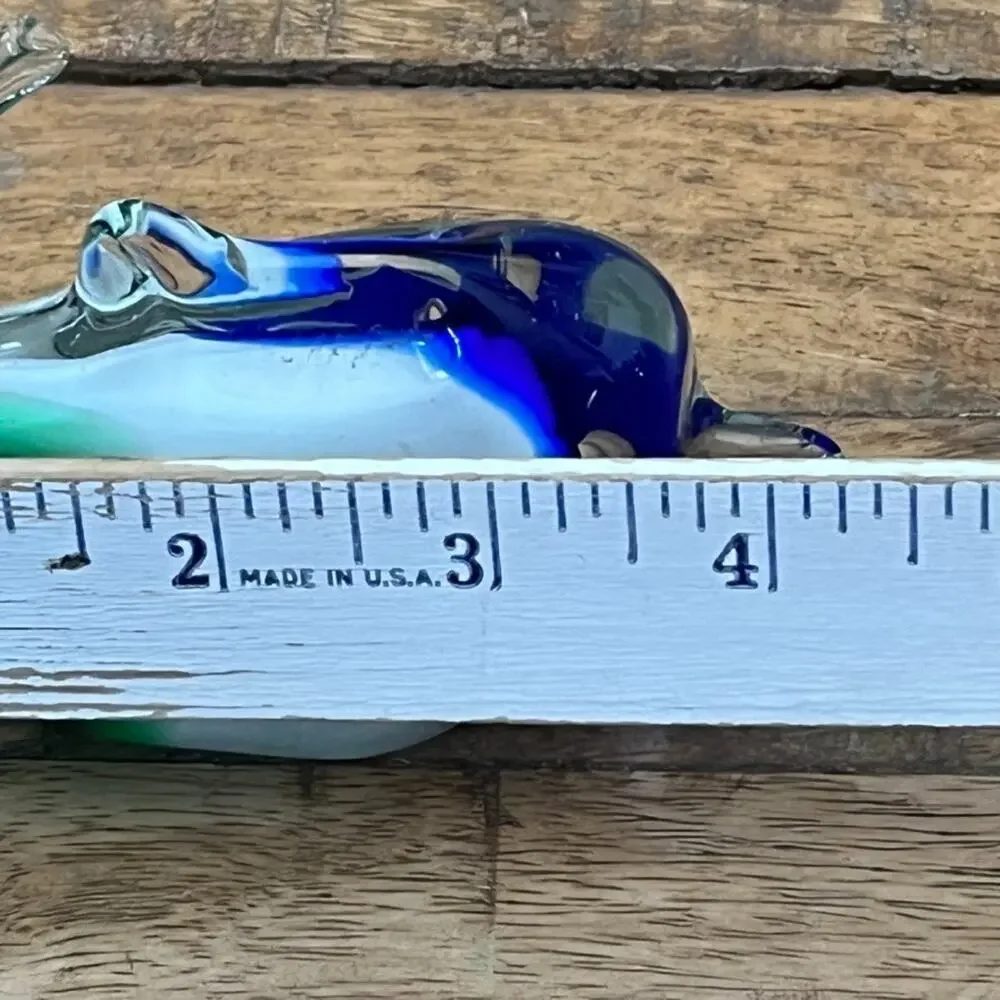 Vintage Art Glass Fish Figurine Display Marine Decor Nautical - Picture 6 of 11